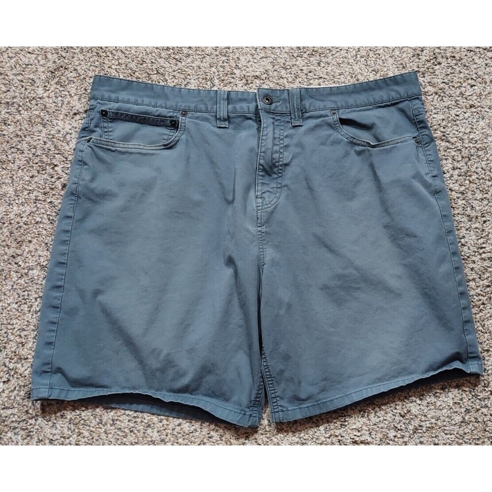 Prana Gray Men’s Flat Front Shorts | 40